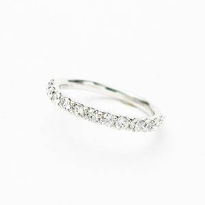 ハーフエタニティーリング | 京都で婚約指輪・結婚指輪・ダイヤモンド 