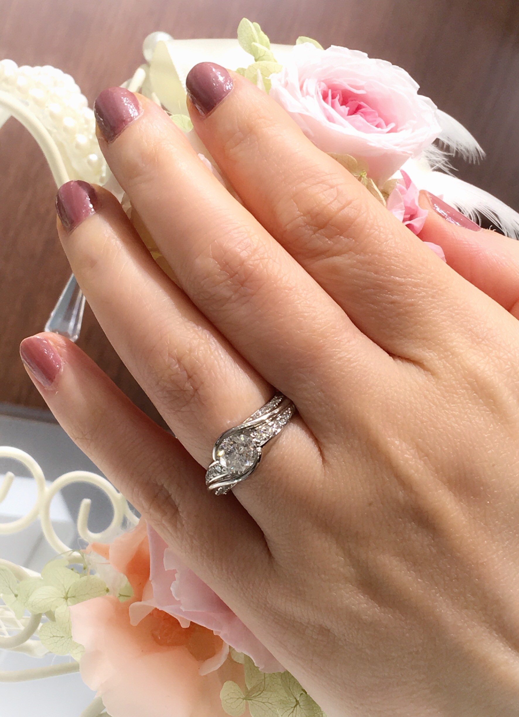 引っかかりのない大粒ダイヤリング | 京都で婚約指輪・結婚指輪 ...