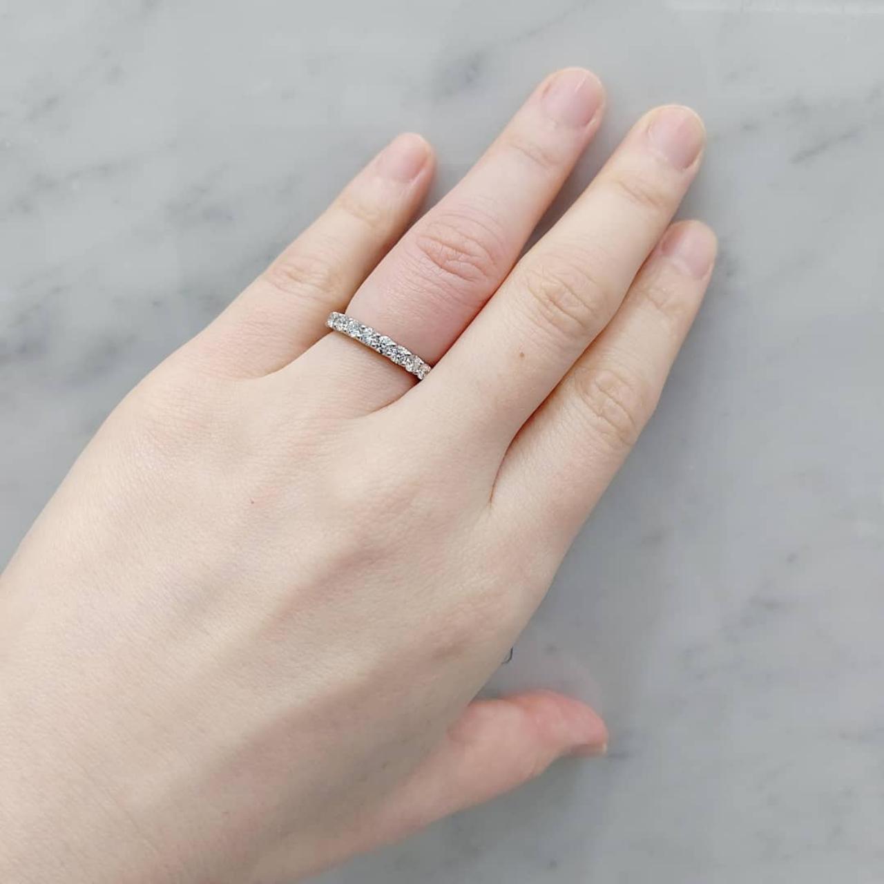 爪留めエタニティリング0.3ct～1.5ctご紹介です | 京都で婚約指輪