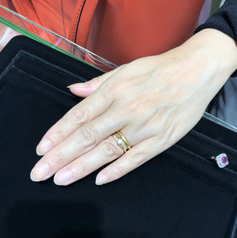 結婚記念日にゴールドのダイヤリングを♡ | 京都で婚約指輪・結婚指輪 ...